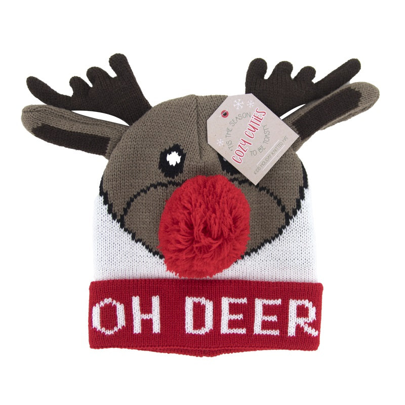 DM Merchandising X-KNHAT Cozy Cuties Winter/Christmas Holiday Kids Assorted Stocking Cap