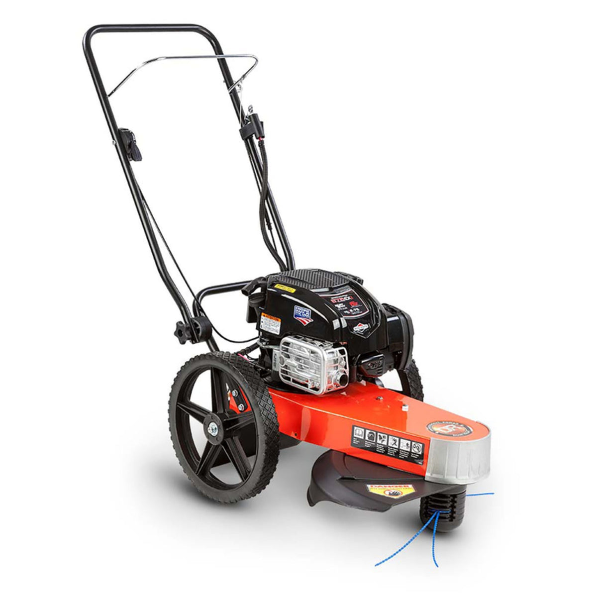 DR Power TR43067BMN Premier Manual-Push Trimmer Mower, 163 cc
