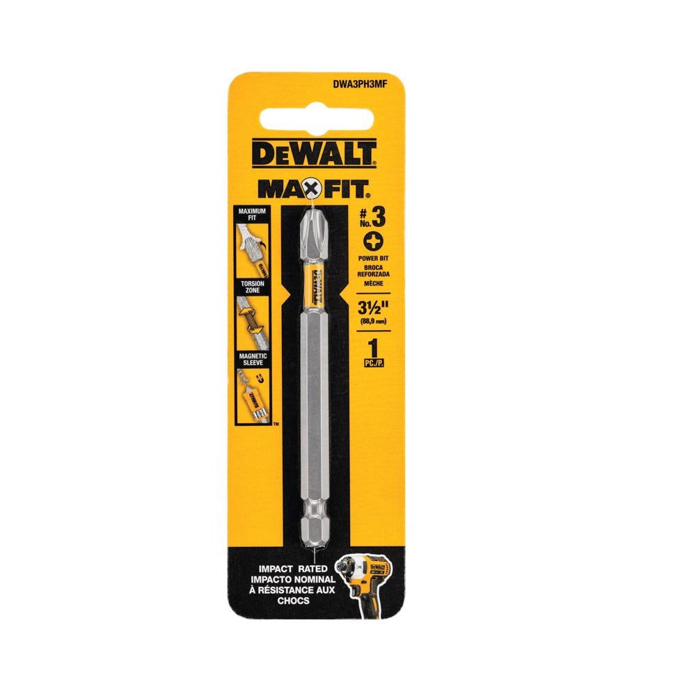 DeWalt DWA3PH3MF Max Fit Screwdriver Bit, #3