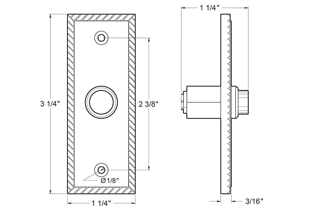 buy doorbell buttons at cheap rate in bulk. wholesale & retail construction electrical supplies store. home décor ideas, maintenance, repair replacement parts