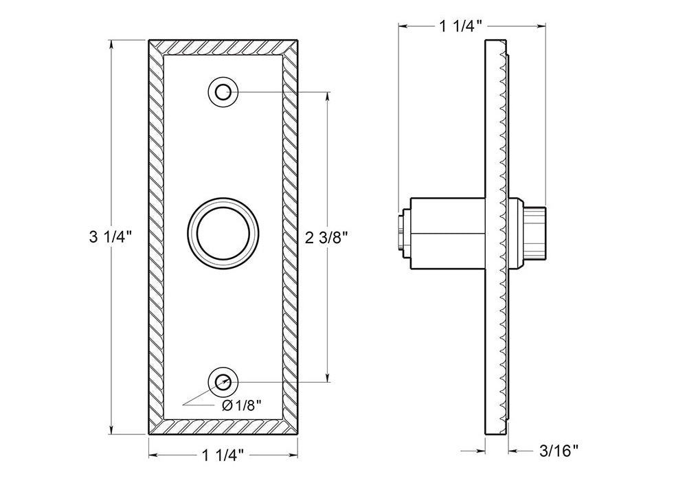 buy doorbell buttons at cheap rate in bulk. wholesale & retail electrical supplies & tools store. home décor ideas, maintenance, repair replacement parts