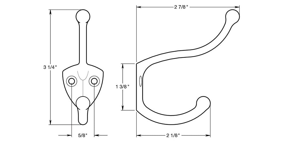 buy coat & hooks at cheap rate in bulk. wholesale & retail construction hardware goods store. home décor ideas, maintenance, repair replacement parts