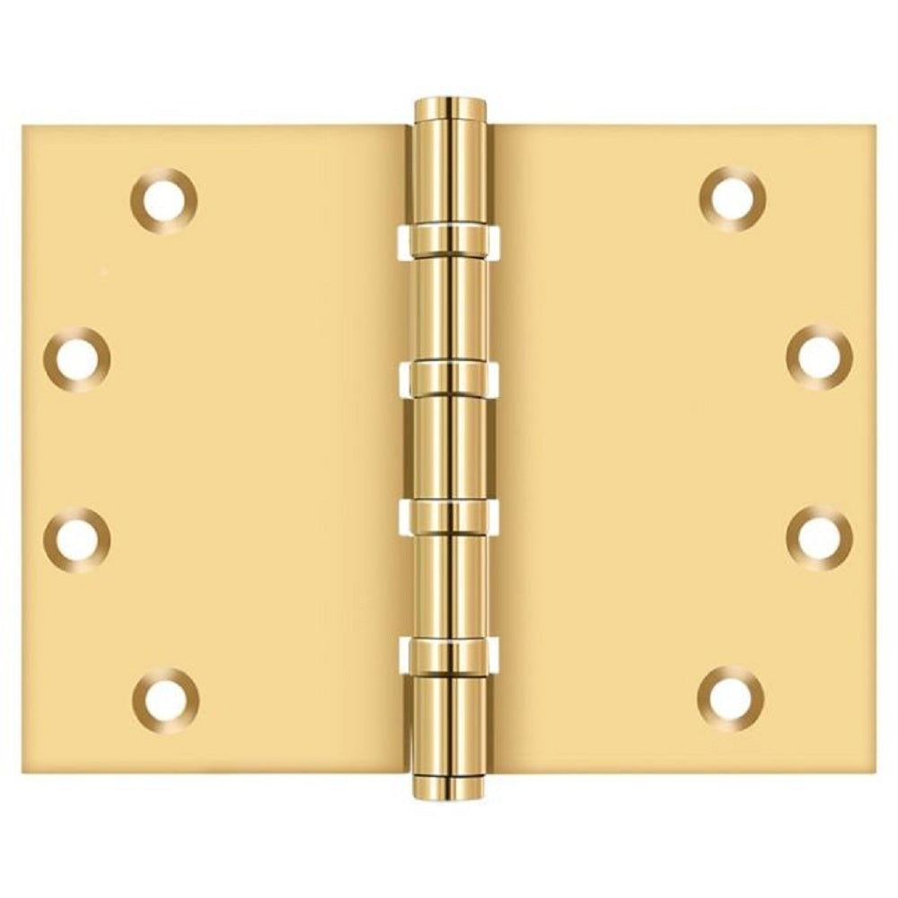 Deltana CSB4560BB Square Corner Hinge, Lifetime Brass