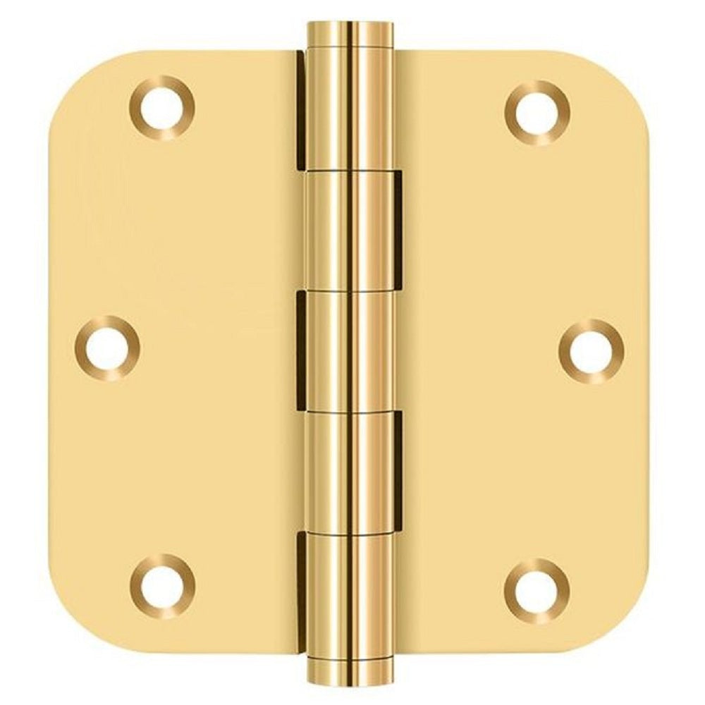 Deltana CSB35R5-R Radius Hinge, Lifetime Brass