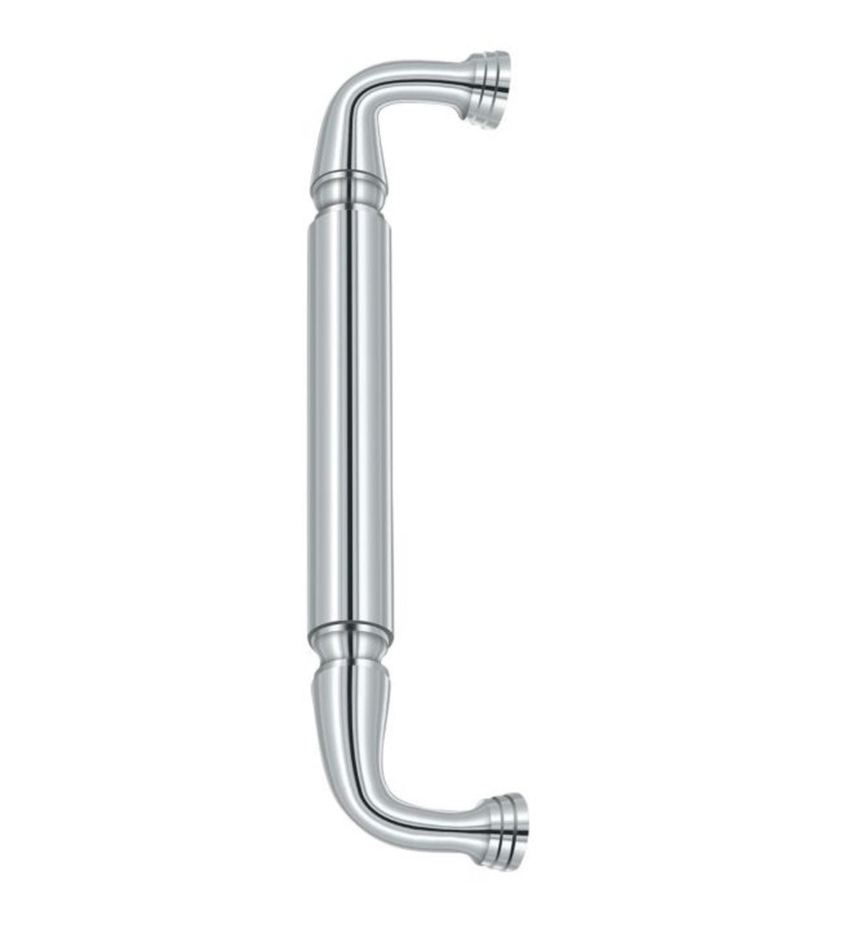 Deltana DP2575U26 Door Pull without Rosette, 10", Bright Chrome