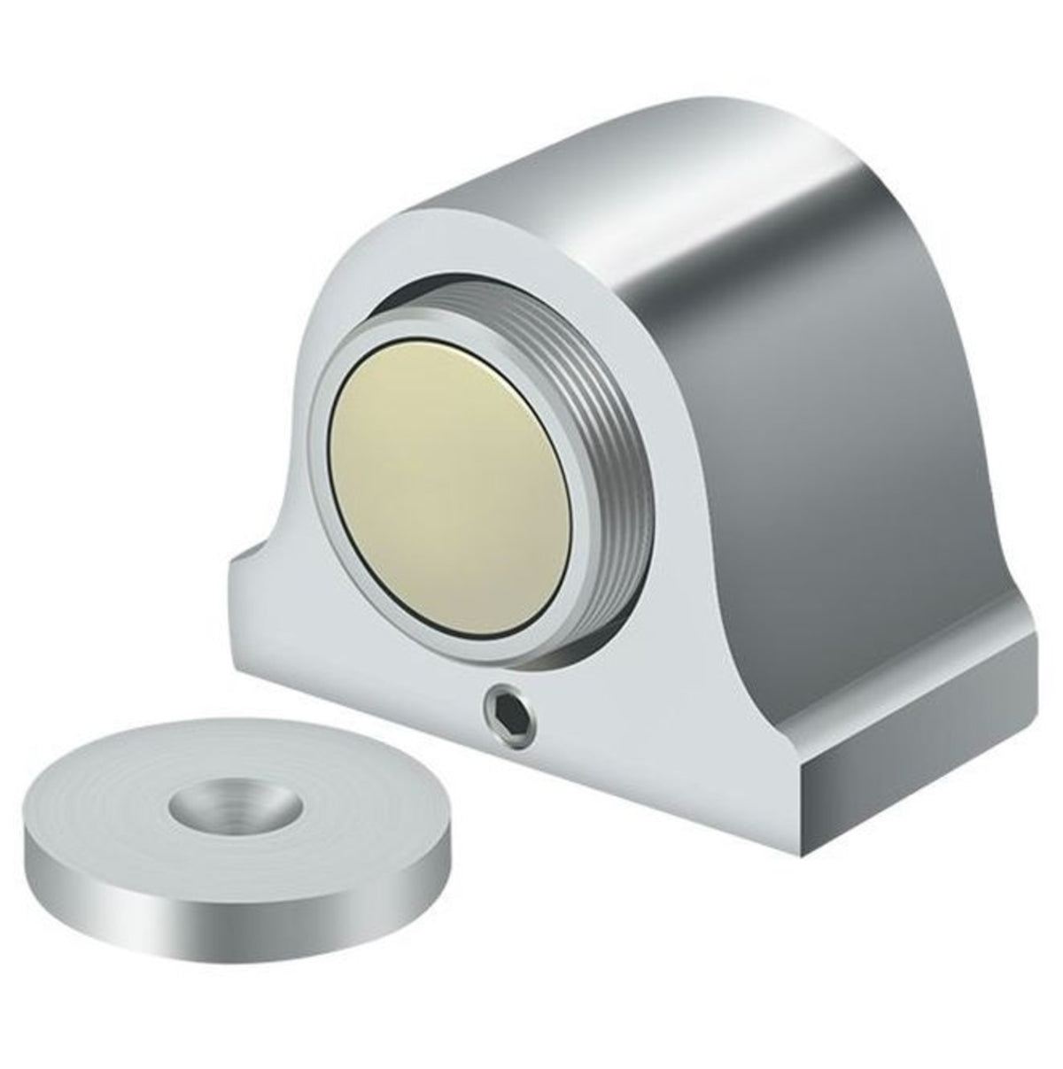 Deltana DSM125U26 Magnetic Dome Stop, Bright Chrome