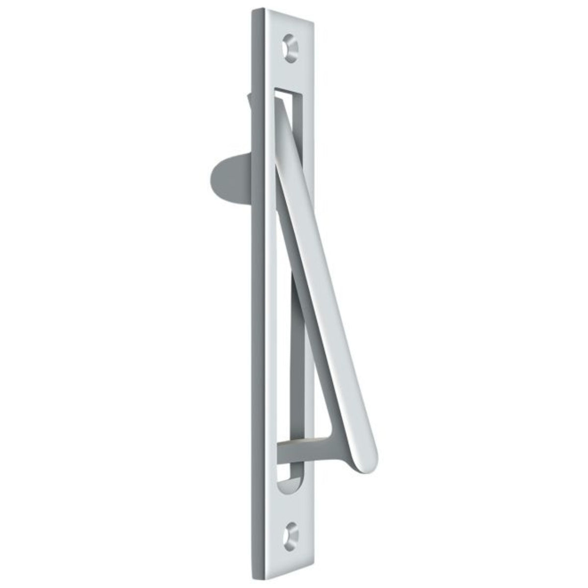 Deltana EP6125U26 Heavy Duty Edge Pull, Bright Chrome, 6-1/4"