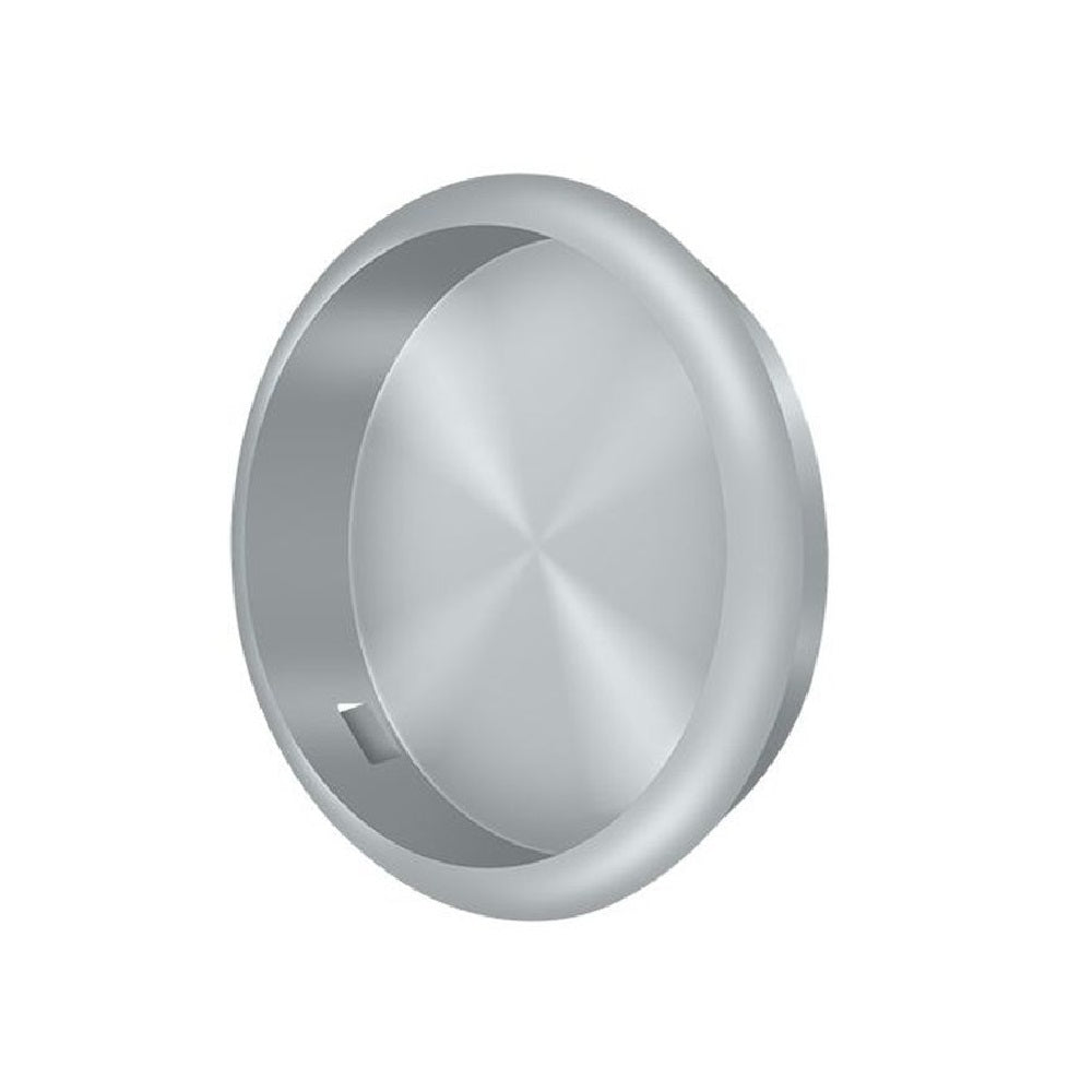 Deltana FP221RU26D Pocket & Sliding Door Round Flush Pull, Brushed Chrome