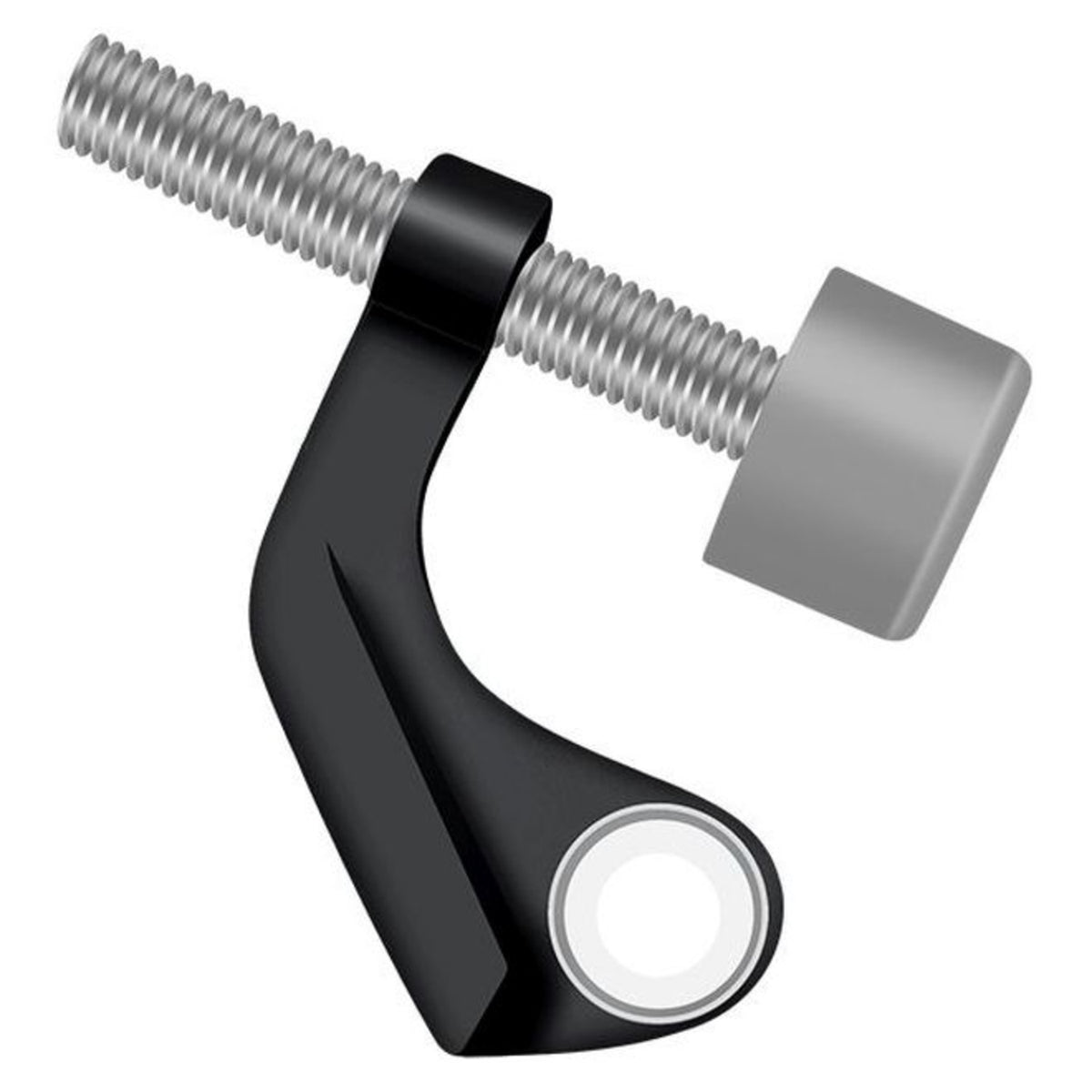 Deltana HPS88U19 Hinge Pin Door Stop, Black