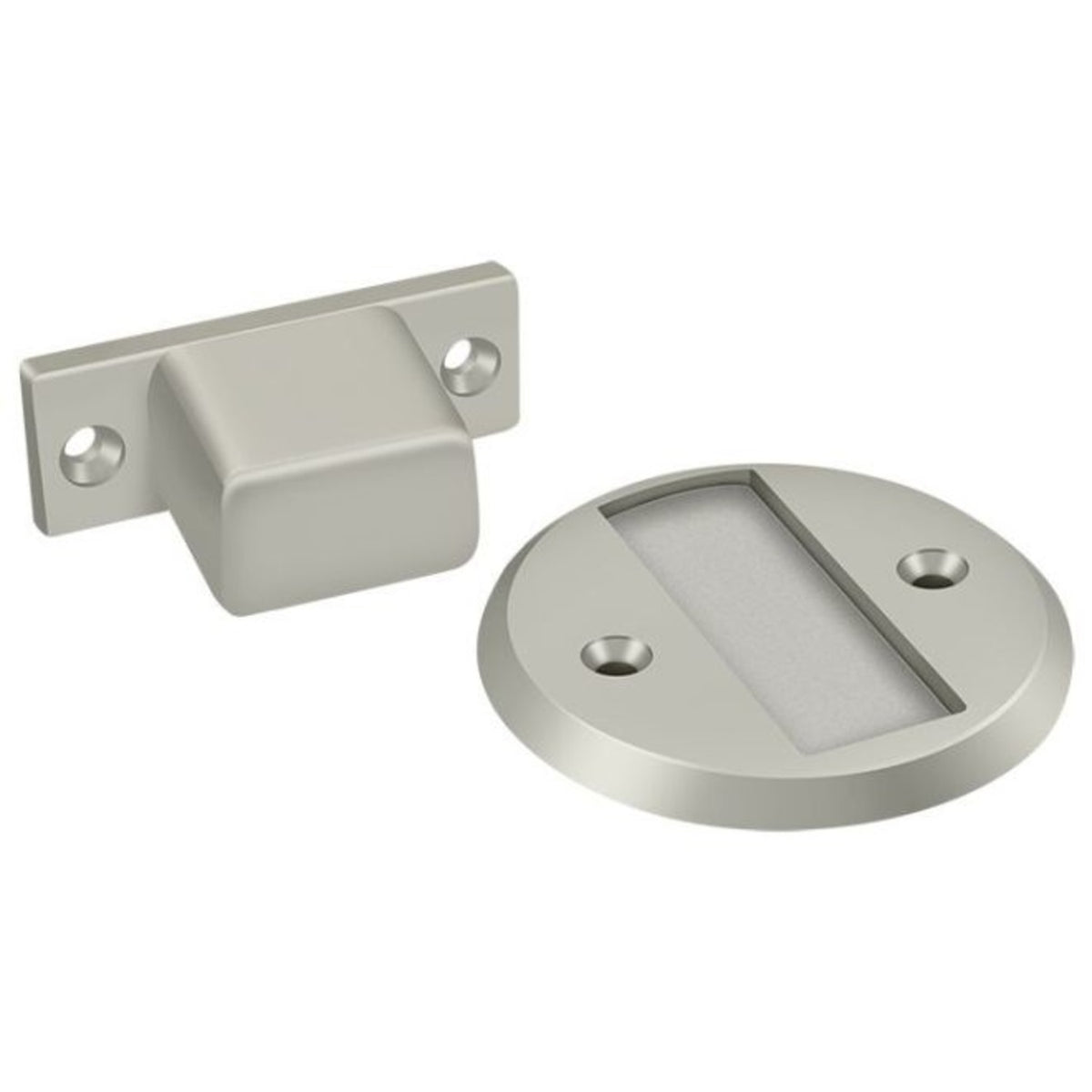Deltana MDHF25U15 Magnetic Door Holder Flush, Satin Nickel