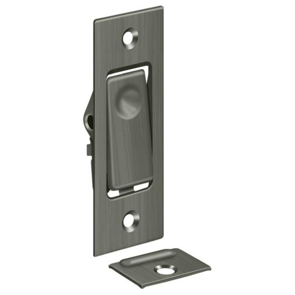 Deltana PDB42U15A Pocket Door Jamb Bolts, Antique Nickel