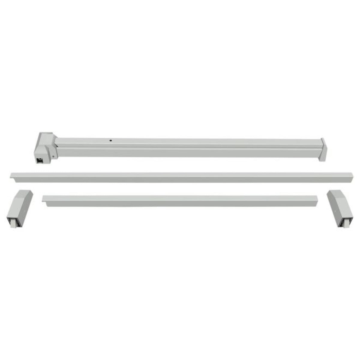 Deltana PDVR48-AL Vertical Rod Panic Device, Aluminum, 36"