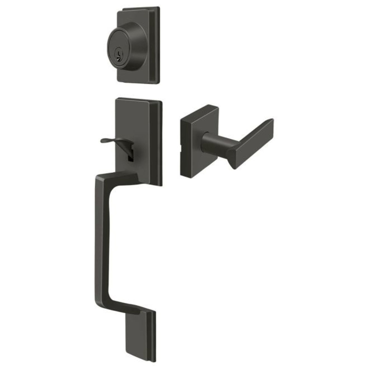 Deltana PRHHLU10B Highgate Handleset Lever Entry, Oil Rubbed Bronze
