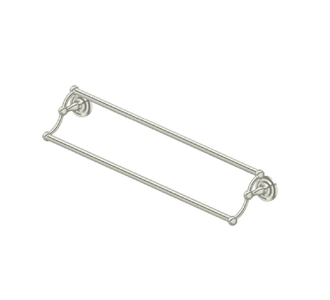 Deltana R2006-U14 R-Series Double Towel Bar, 24", Polished Nickel