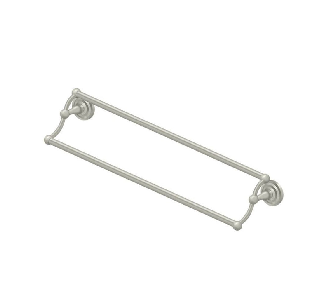 Deltana R2006-U15 R-Series Double Towel Bar, 24", Brushed Nickel