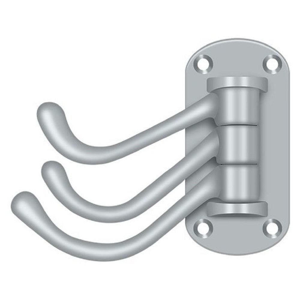 Deltana TSH40U26D Heavy Duty Triple Swivel Hook, Satin Chrome
