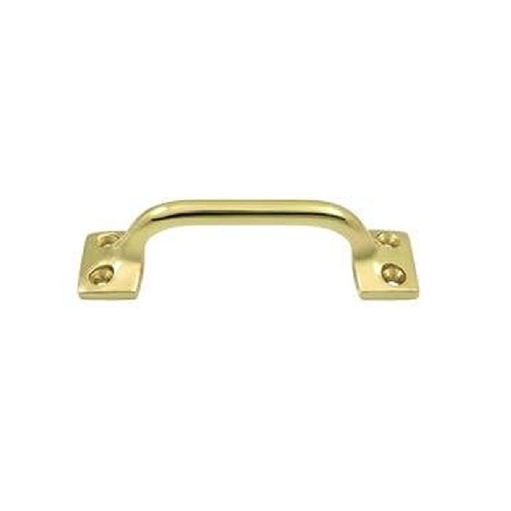 Deltana WP026U3-UNL Cabinet Pulls, 4", Unlacquered Brass