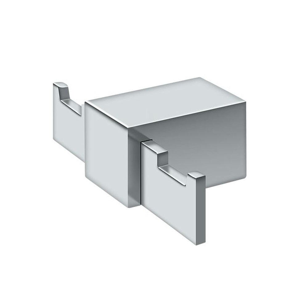 Deltana ZA2010-26 Double Robe Hook ZA Series, Polished Chrome