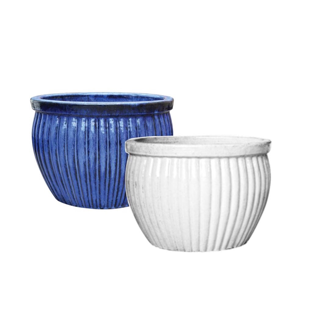 Deroma 11526 Acapulco Planter, Ceramic, Assorted
