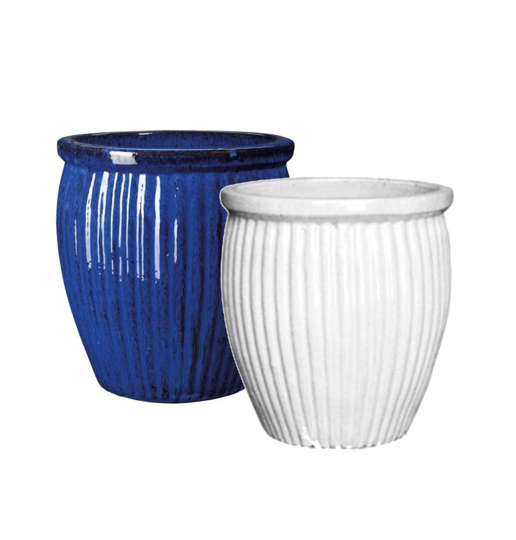Deroma 11529 Acapulco Tall Planter, Ceramic, Assorted