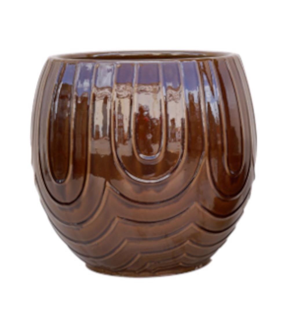 Deroma 322910MA Charon Planter, Ceramic