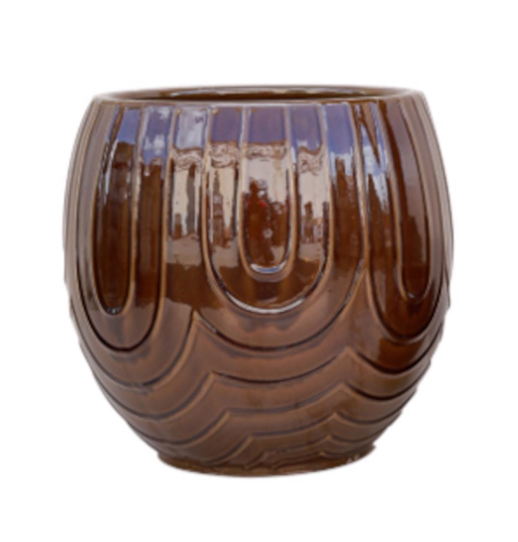 Deroma 322910MC Charon Planter, Ceramic