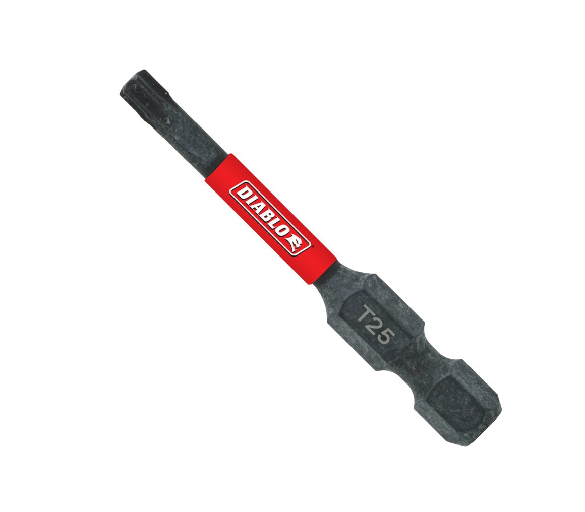 Diablo DT252P15 Screwdriver Insert Bit, #25 Drive, Torx Drive, 2 in