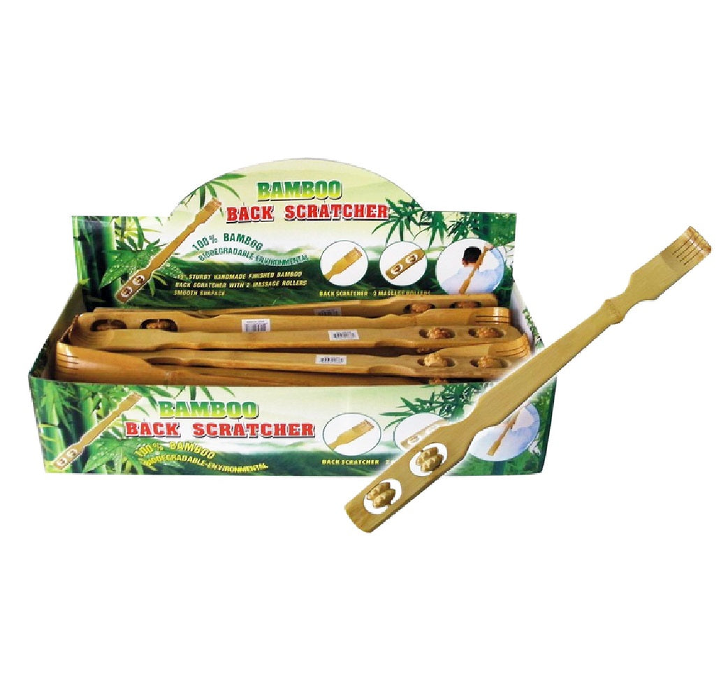 Diamond Visions 22-0638 Back Scatcher Massager, Bamboo, 19" L