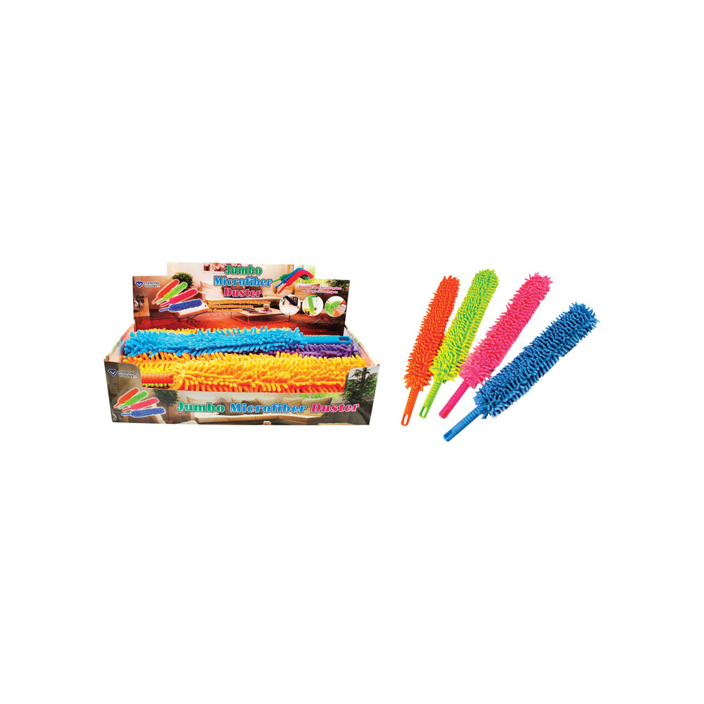 Diamond Visions 11-1503 Jumbo Microfiber Duster, Assorted Colors, 16"