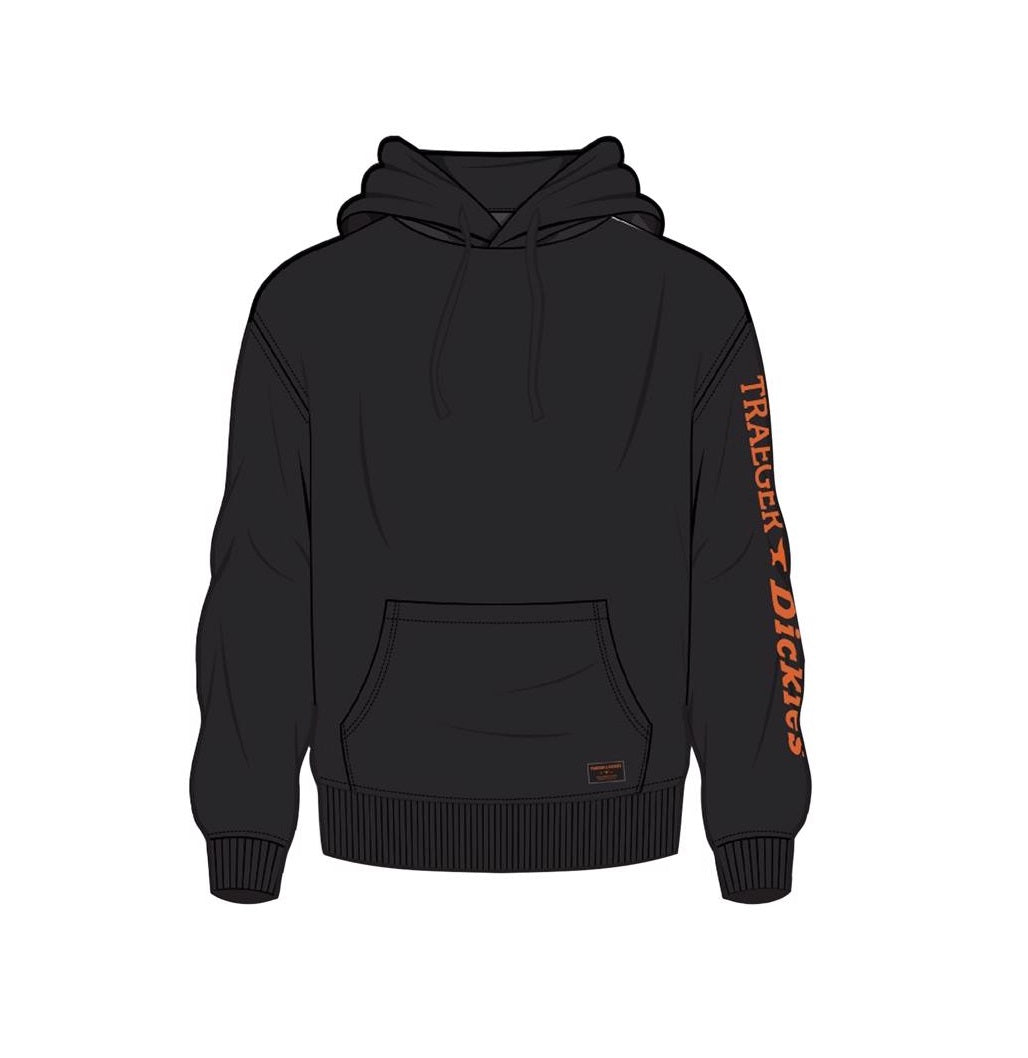 Dickies TRG22AKBK2X Traeger Hoodie, Black, XXL