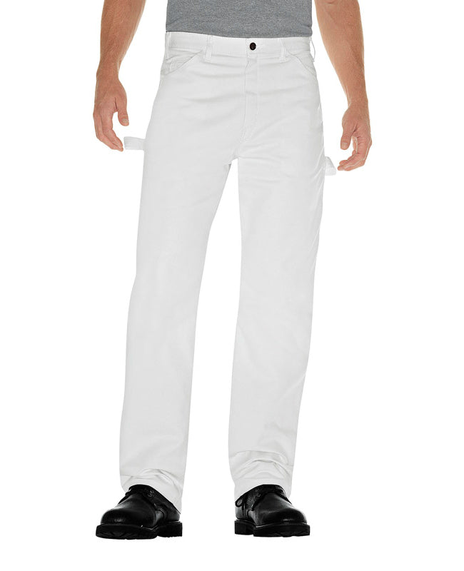 Dickies 1953WH 3334 Men's Painter's Pants, Cotton, White, 33" x 34"