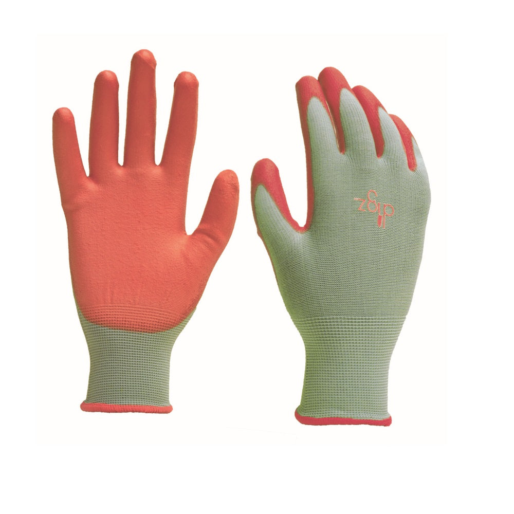 Digz 7696-26 Women's Stretch Knit Gardening Gloves, Medium, Green