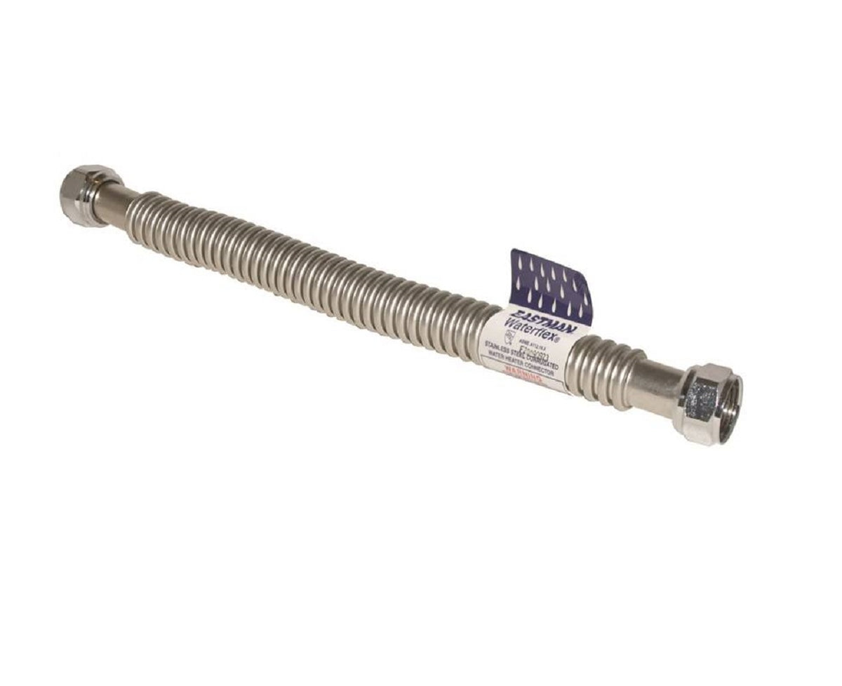Eastman 0437024 Water Heater Connectors, 24" x 3/4" x 3/4"