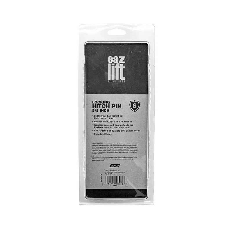 Eaz-Lift 48478 Locking Hitch Pin, 5/8"