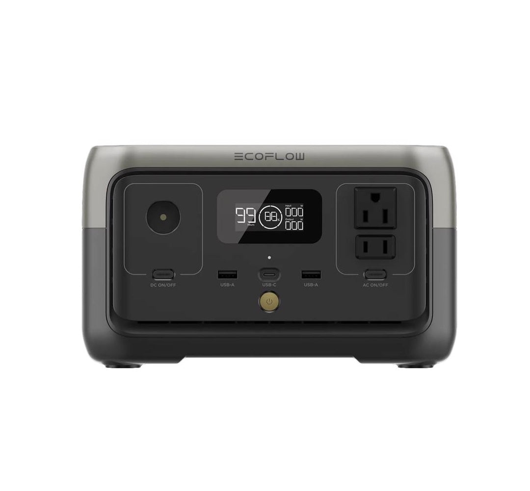 EcoFlow ZMR600-US River 2 Battery Portable Power Station, Black/Gray