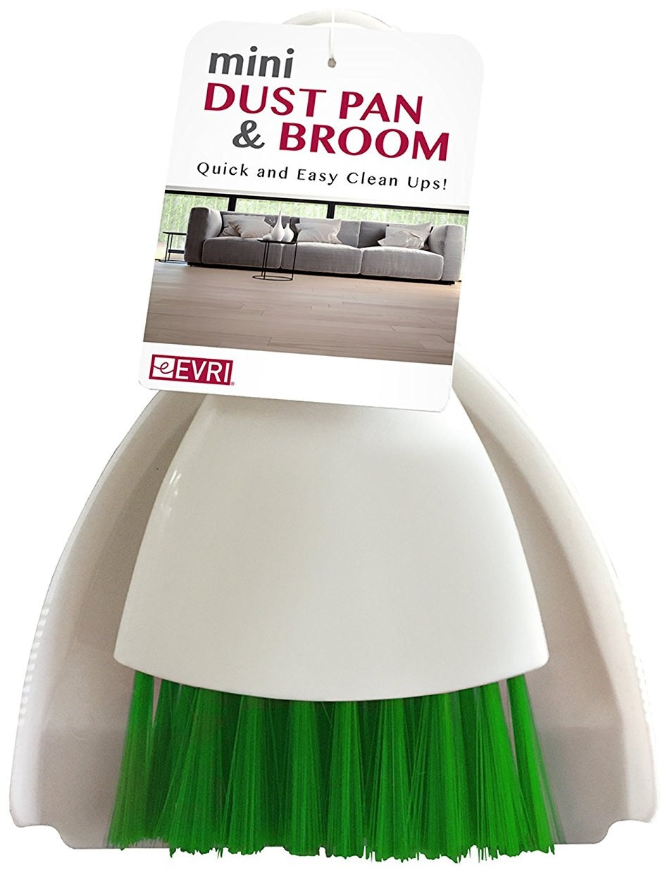 Evriholder 57567 Mini Dust Pan & Broom, Assorted Colors