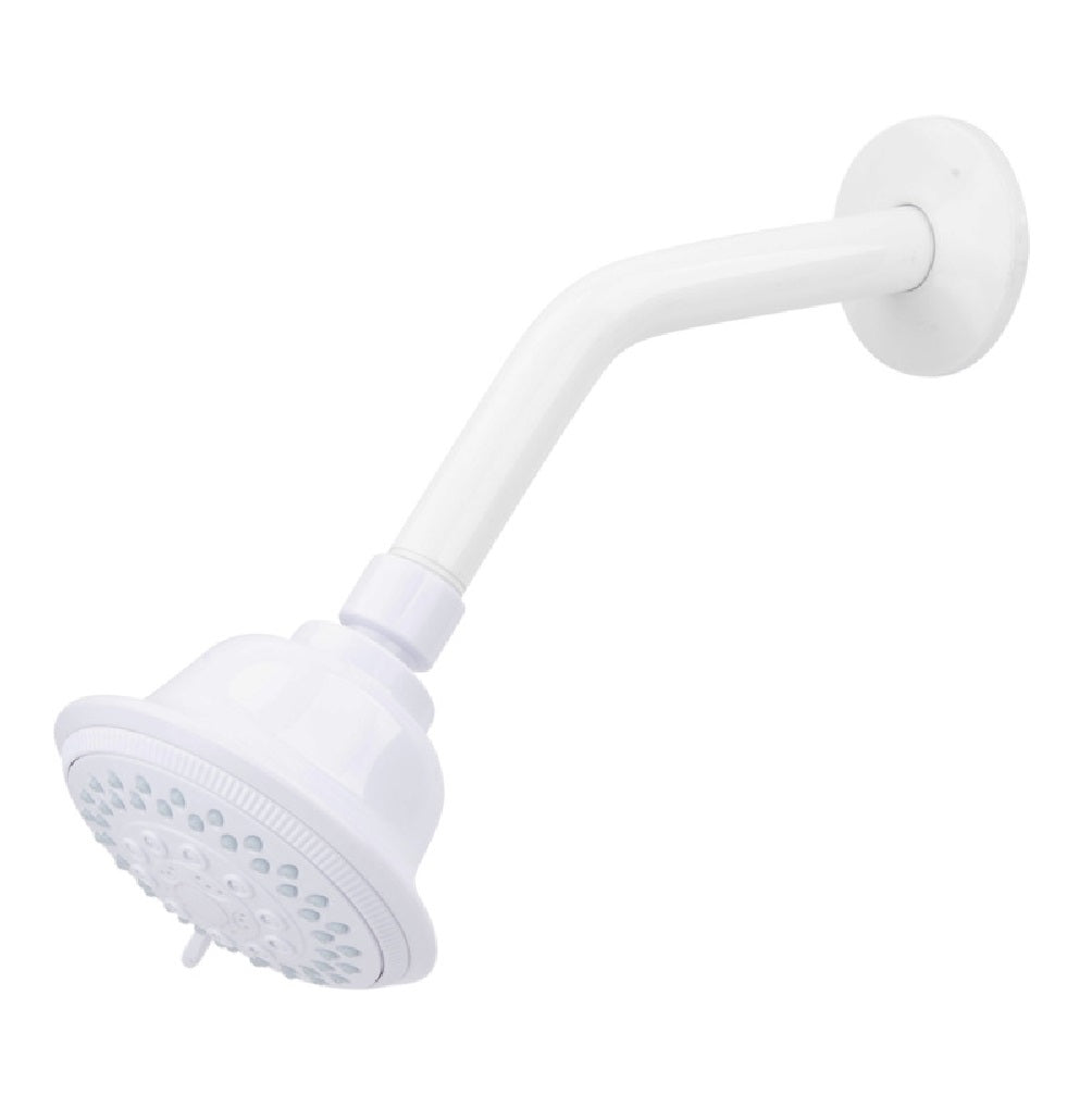 Exquisite 520 5347WT-WS 5 settings Showerhead, Plastic, White