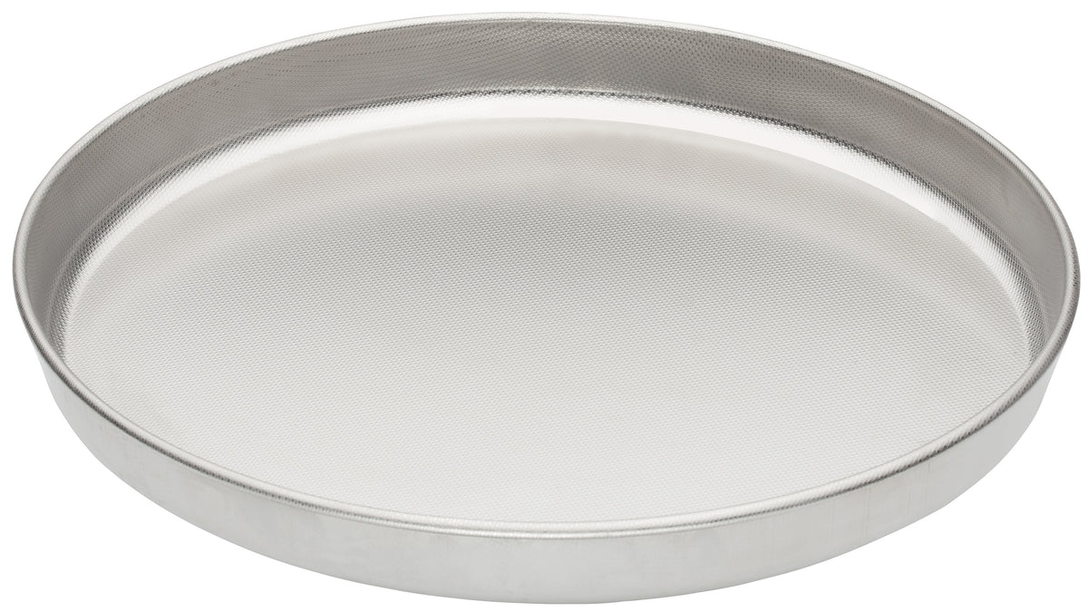 Fante's 20406 Cousin Serafina's Micro-Textured Pizza Pan, Stainless Steel