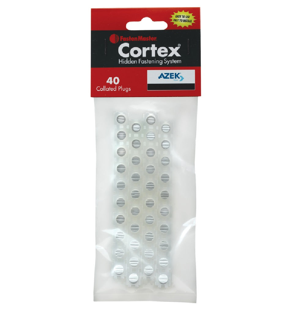 FastenMaster AFCTC40PC Cortex Frontier Plugs, 40 Per Box