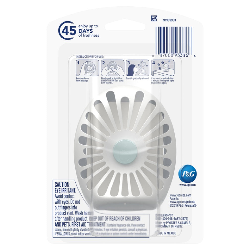 Febreze 93336 Small Spaces Linen & Sky Air Freshener, 0.25 Oz