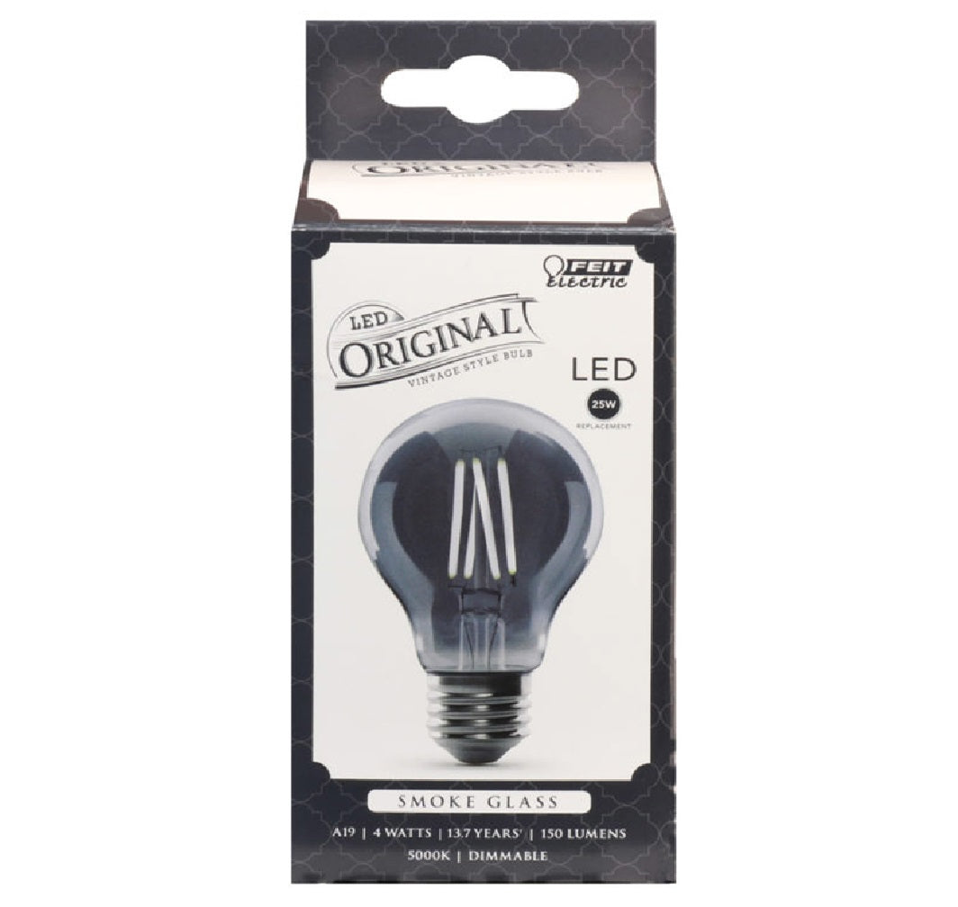 Feit Electric AT19/SMK/VG/LED Original Vintage Dimmable LED Light Bulb