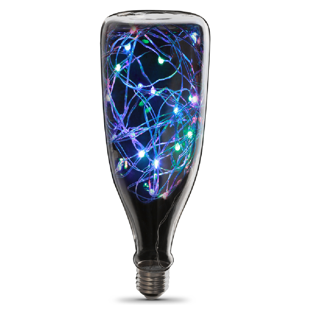 Feit Electric FY/BOT/RGB/LED Fairy Non-Dimmable LED Bul, Multi-Colored