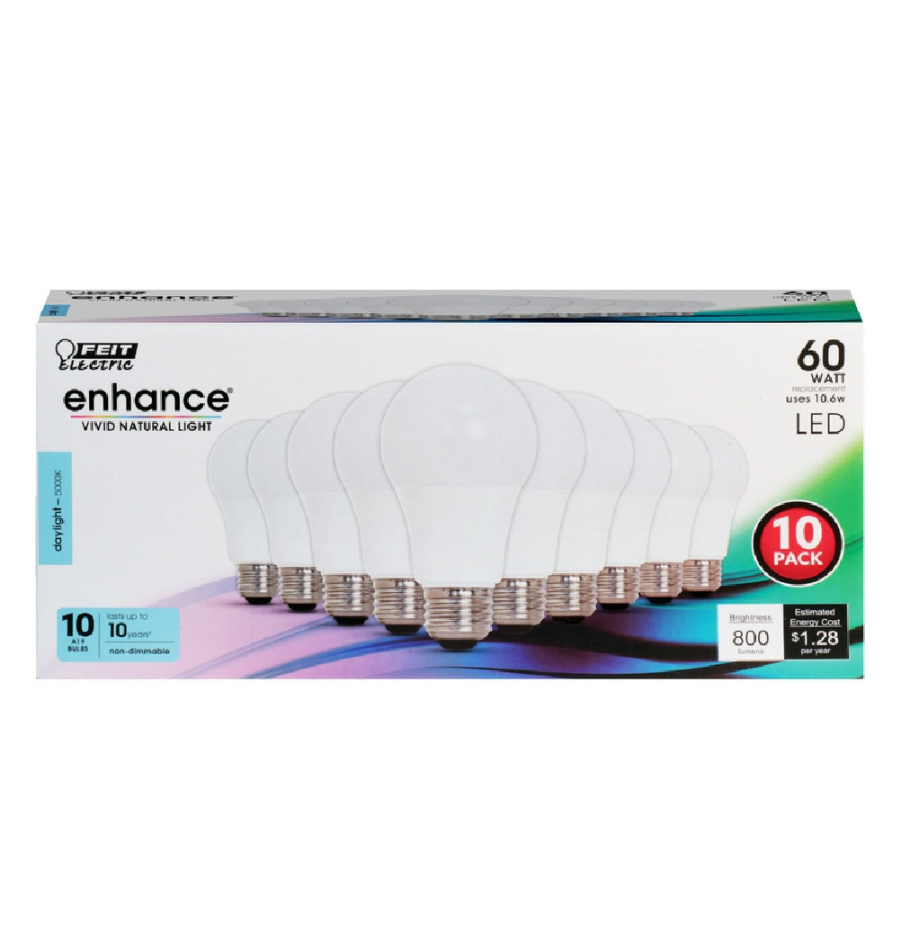 Feit Electric OM60/950CA10K10 Enhance Non-Dimmable LED Light Bulb