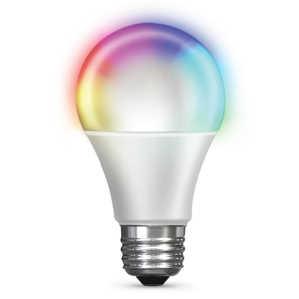 Feit Electric OM60RGBWCAAG3 LED Smart WiFi Bulb, Clear