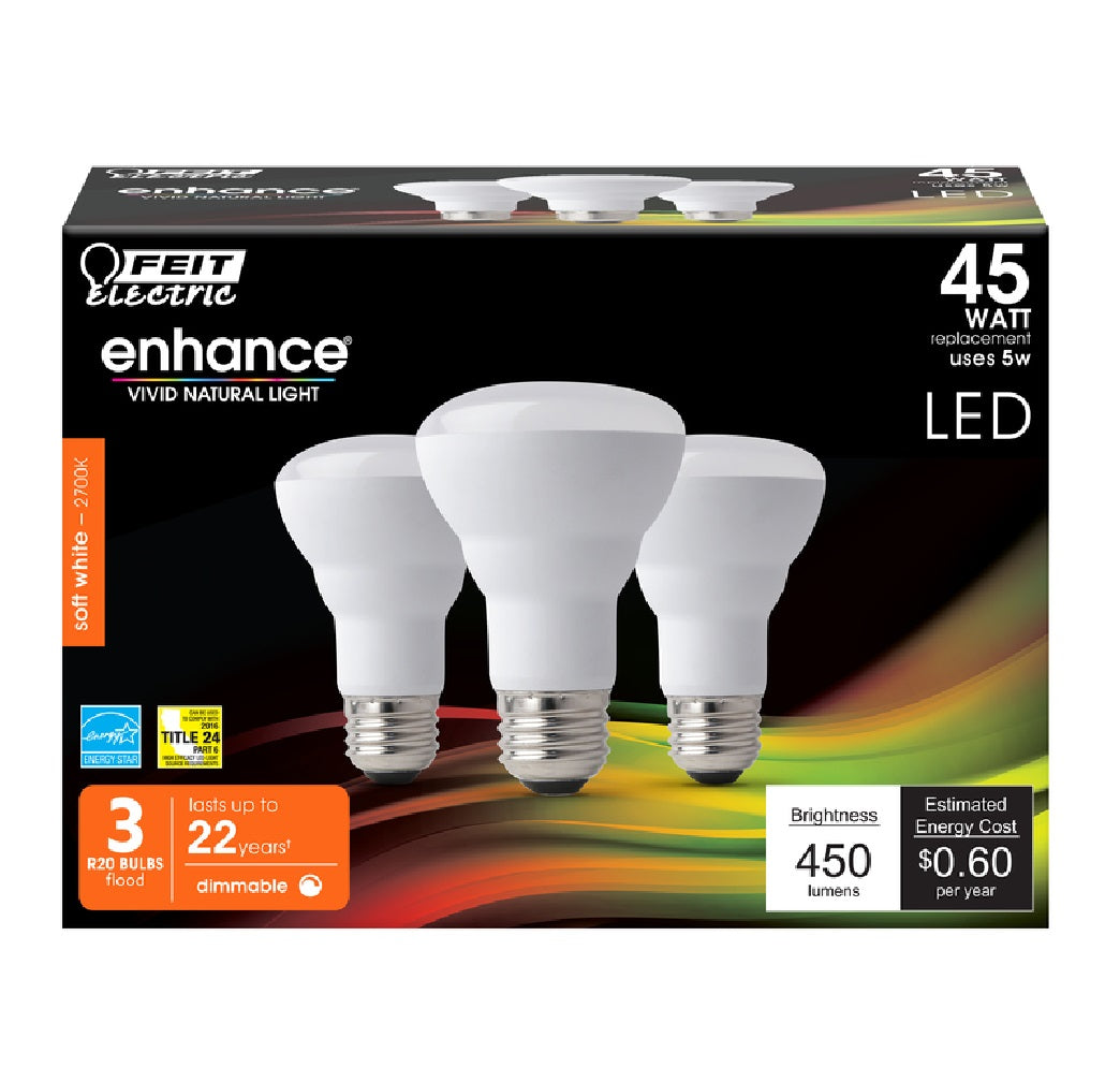 Feit Electric R20DM/927CA/3 Enhance Track & Recessed LED Bulb, 5 W
