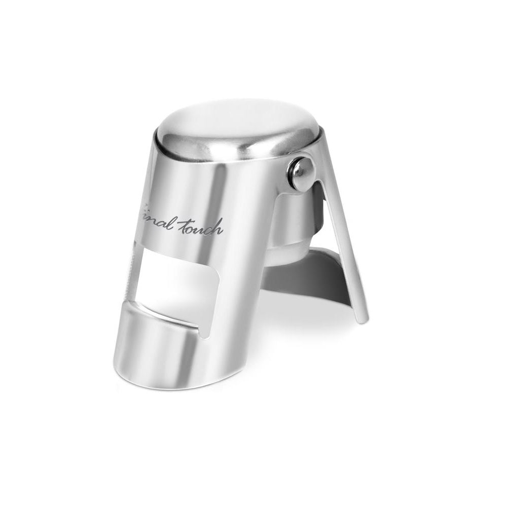 Final Touch FTA7002 Bottle Stopper, Silver, Stainless Steel