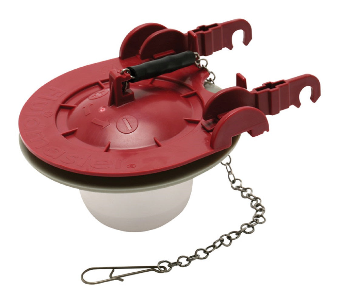 Fluidmaster 5403P4 Toilet Flapper, Red, Rubber