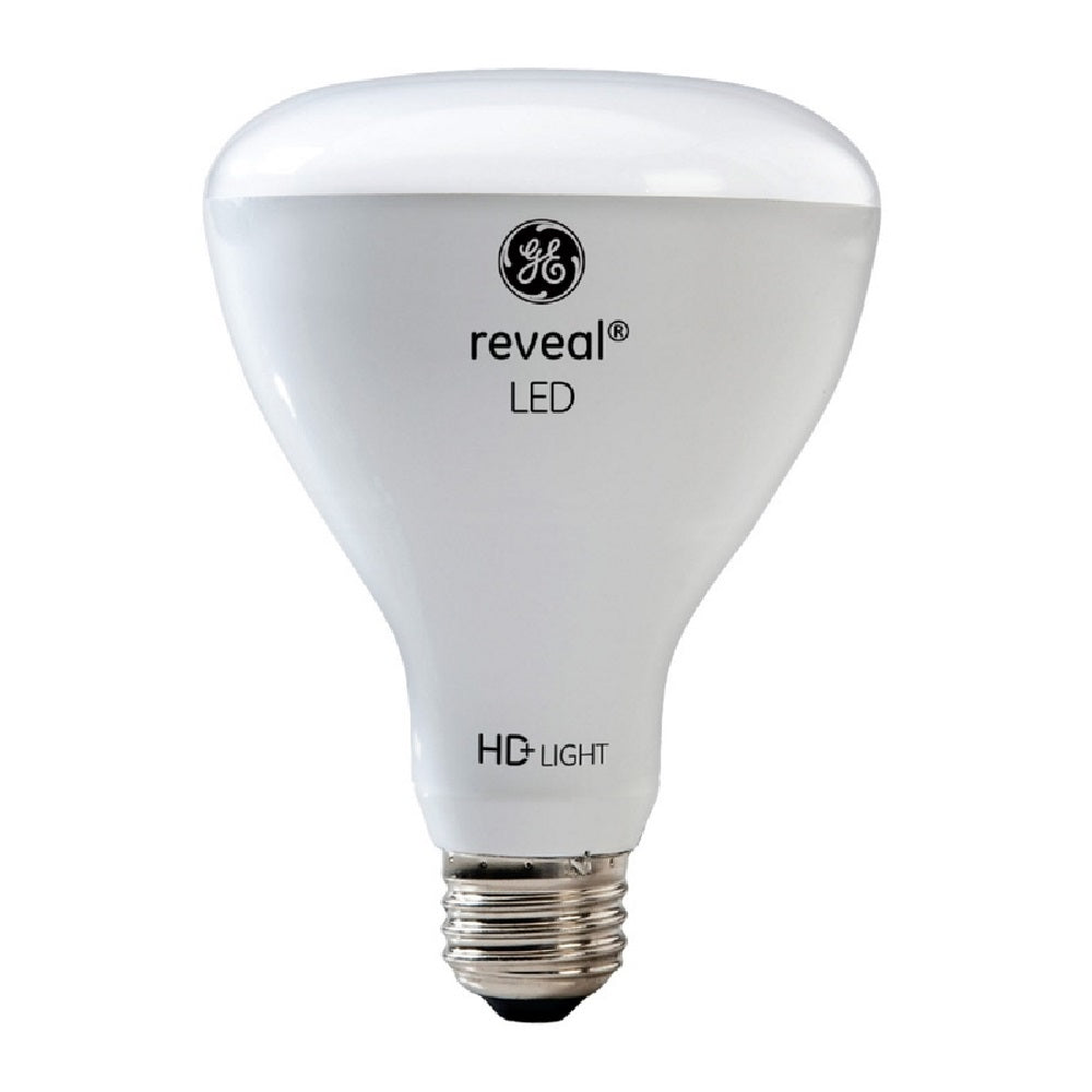 GE 30691 Reveal BR30 E26 LED Floodlight Bulb, Frosted, Soft White