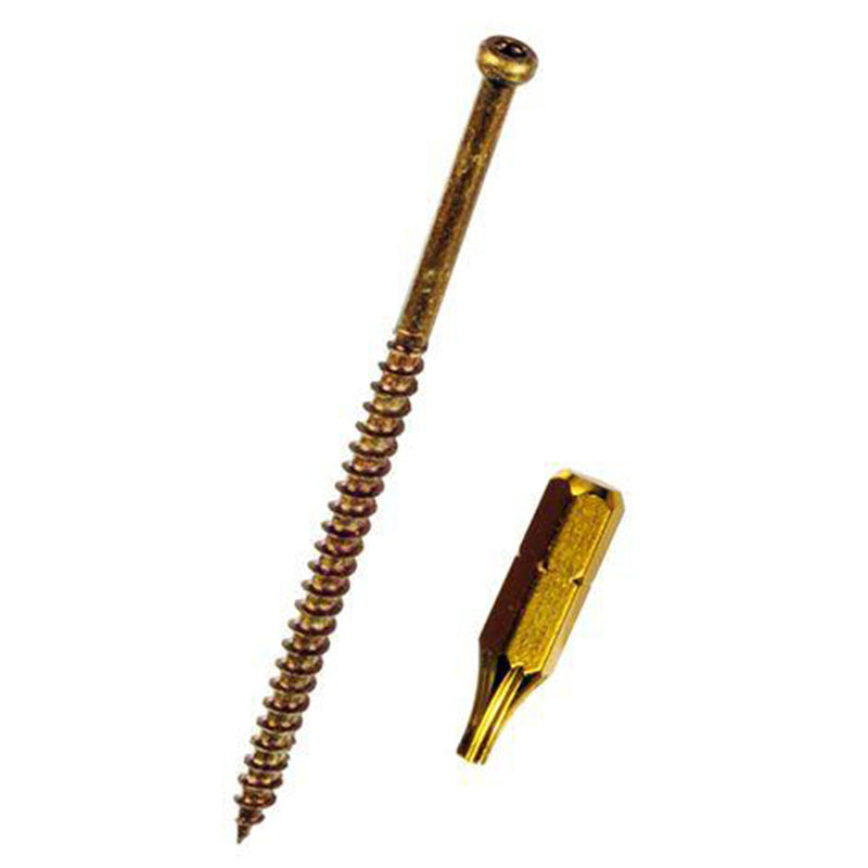 GRK Fasteners 119734 UberGrade Star Trim Head Steel Construction Screws, #8 x 3-1/8 in