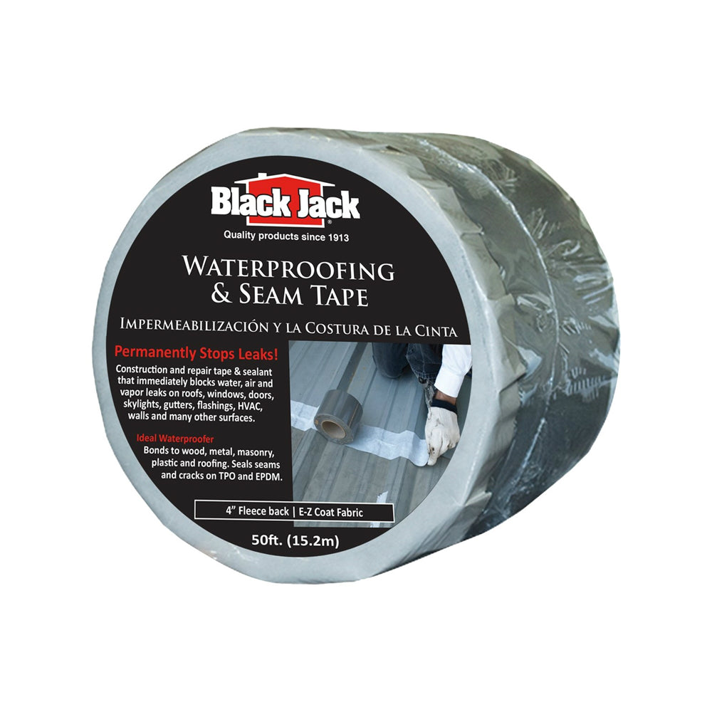 Gardner-Gibson 9086-1-75 BlackJack Waterproofing & Seam Tape, 4 Inch x 50 Feet